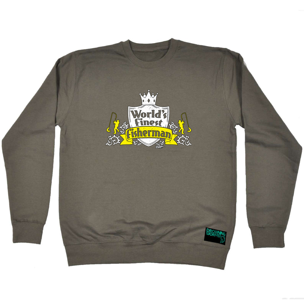 Dw Worlds Finest Fisherman - Funny Sweatshirt