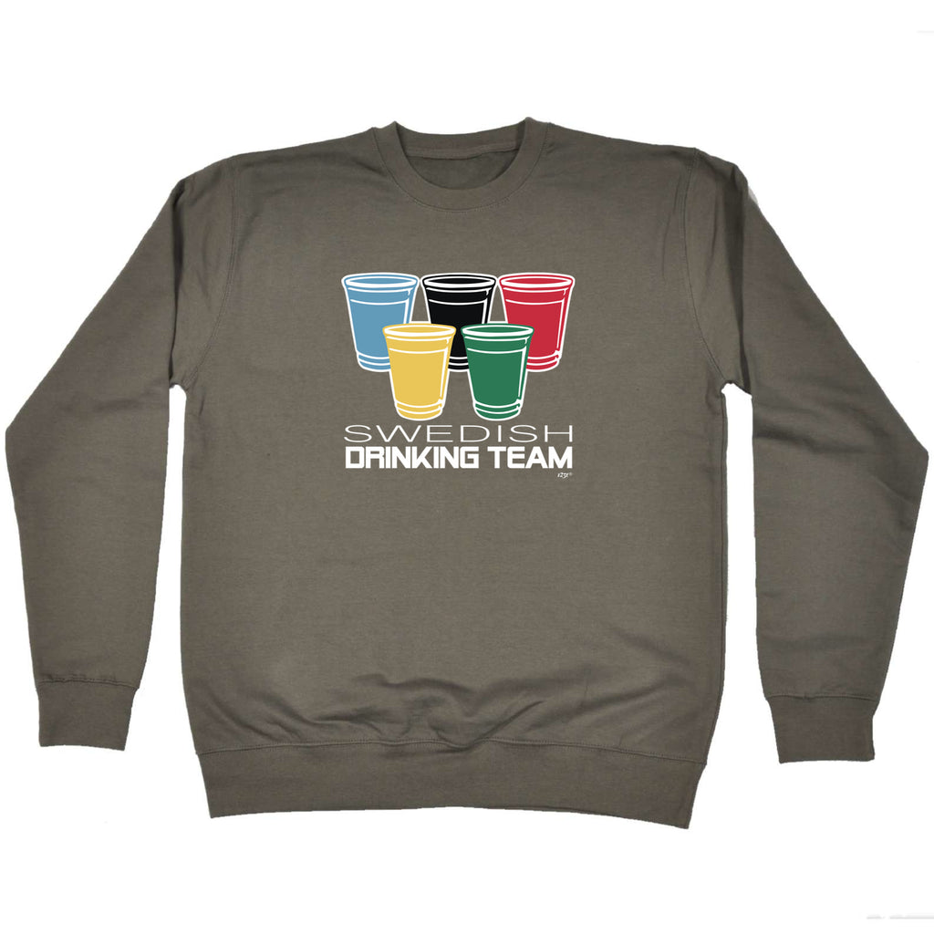 Swedish Drinking Team Glasses - Funny Sweatshirt