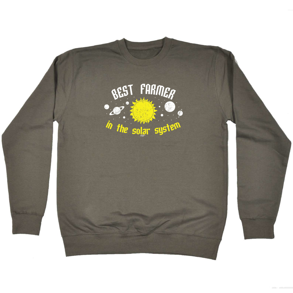 Best Farmer Solar System - Funny Sweatshirt