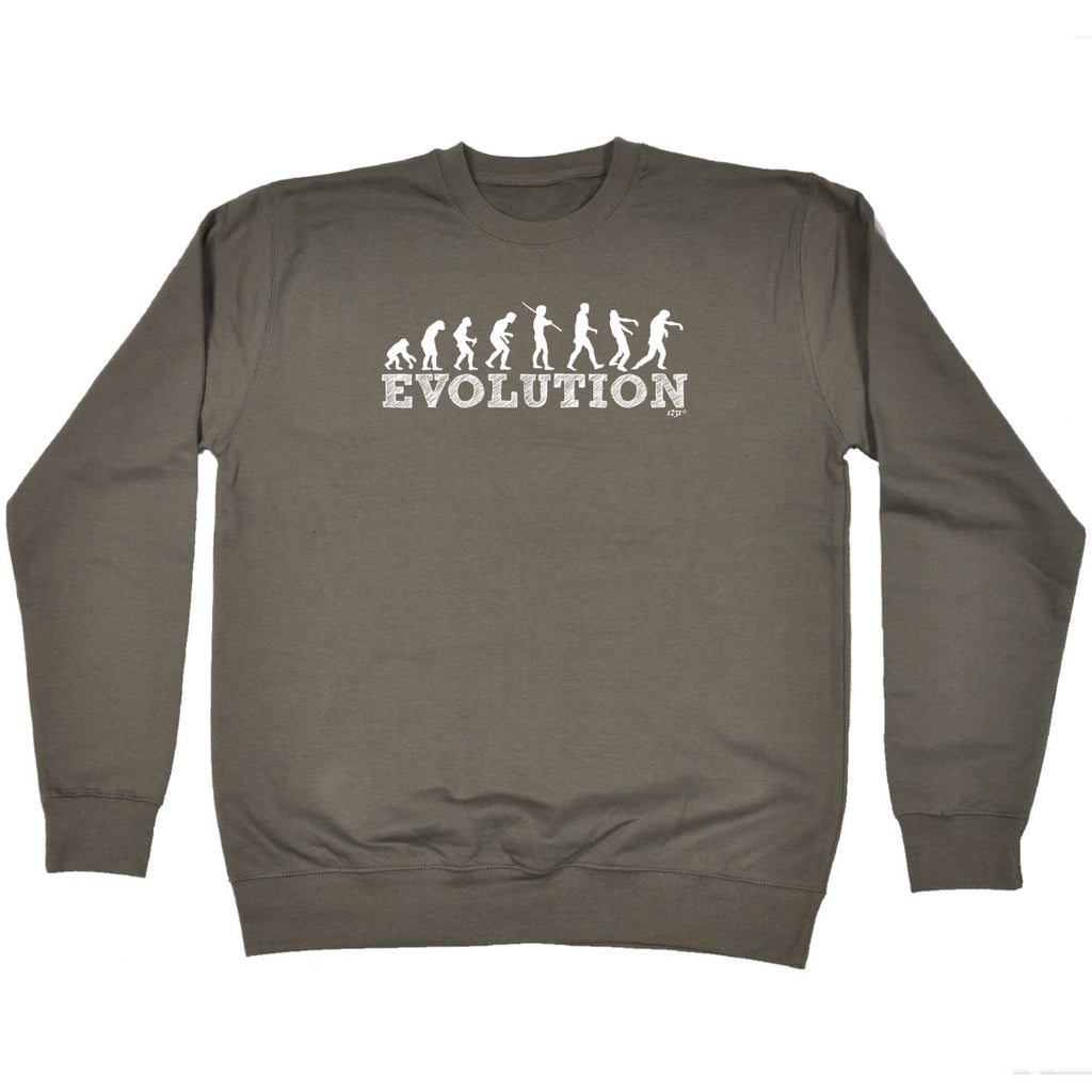 Evolution Zombies - Funny Sweatshirt