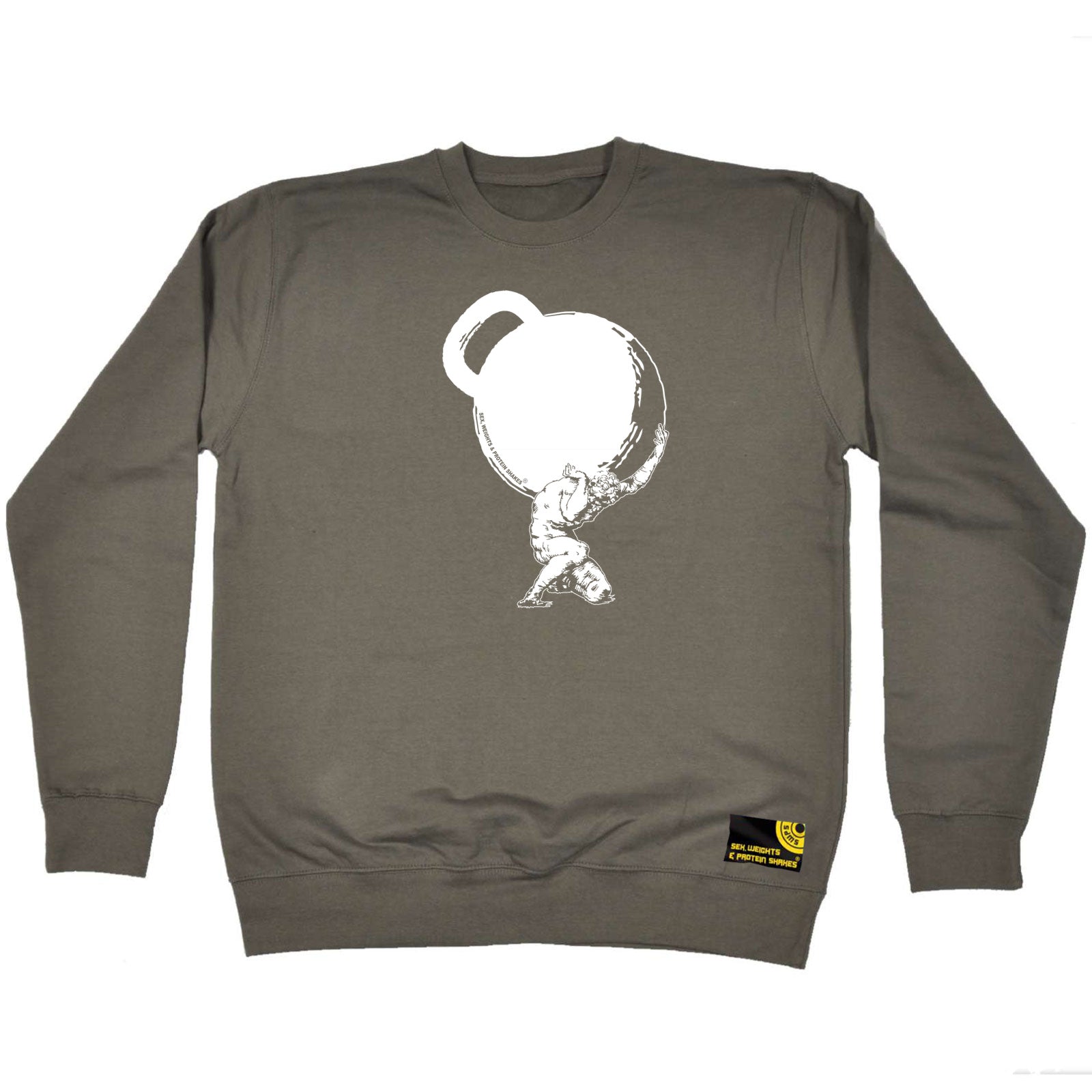 Swps Atlas Greek God Kettlebell - Funny Sweatshirt