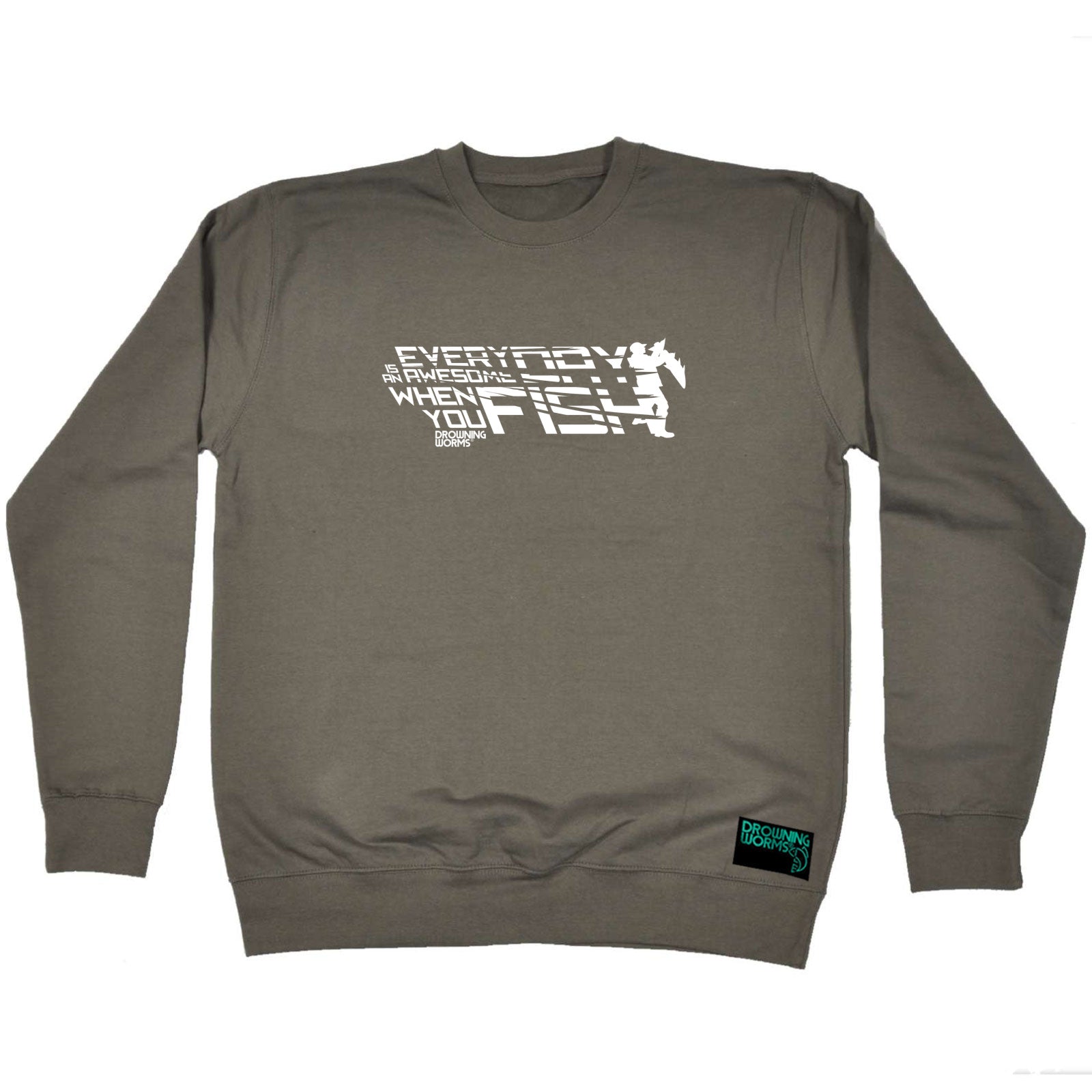 Dw Everyday Is Awesome When You Fish - Funny Sweatshirt