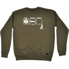 Aa Eat Sleep Climb 1 - Funny Sweatshirt