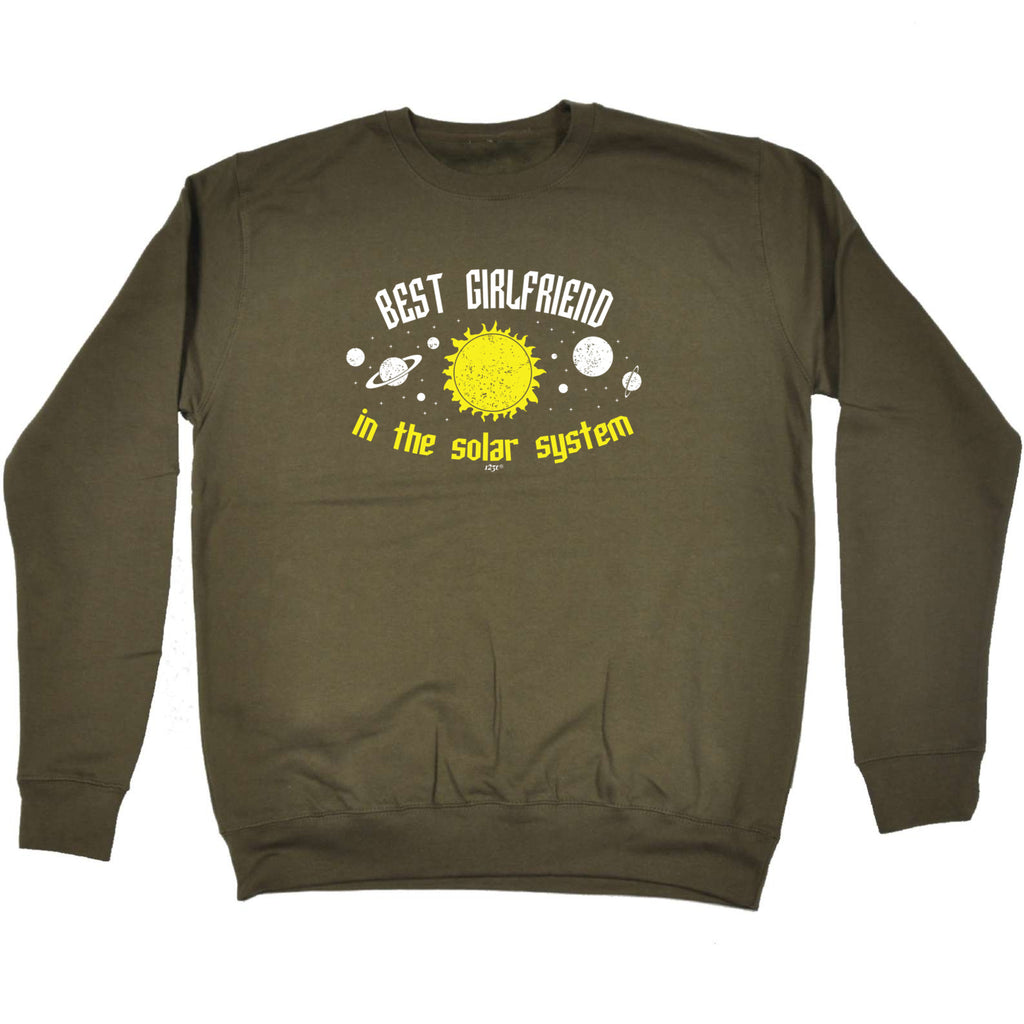 Best Girlfriend Solar System - Funny Sweatshirt