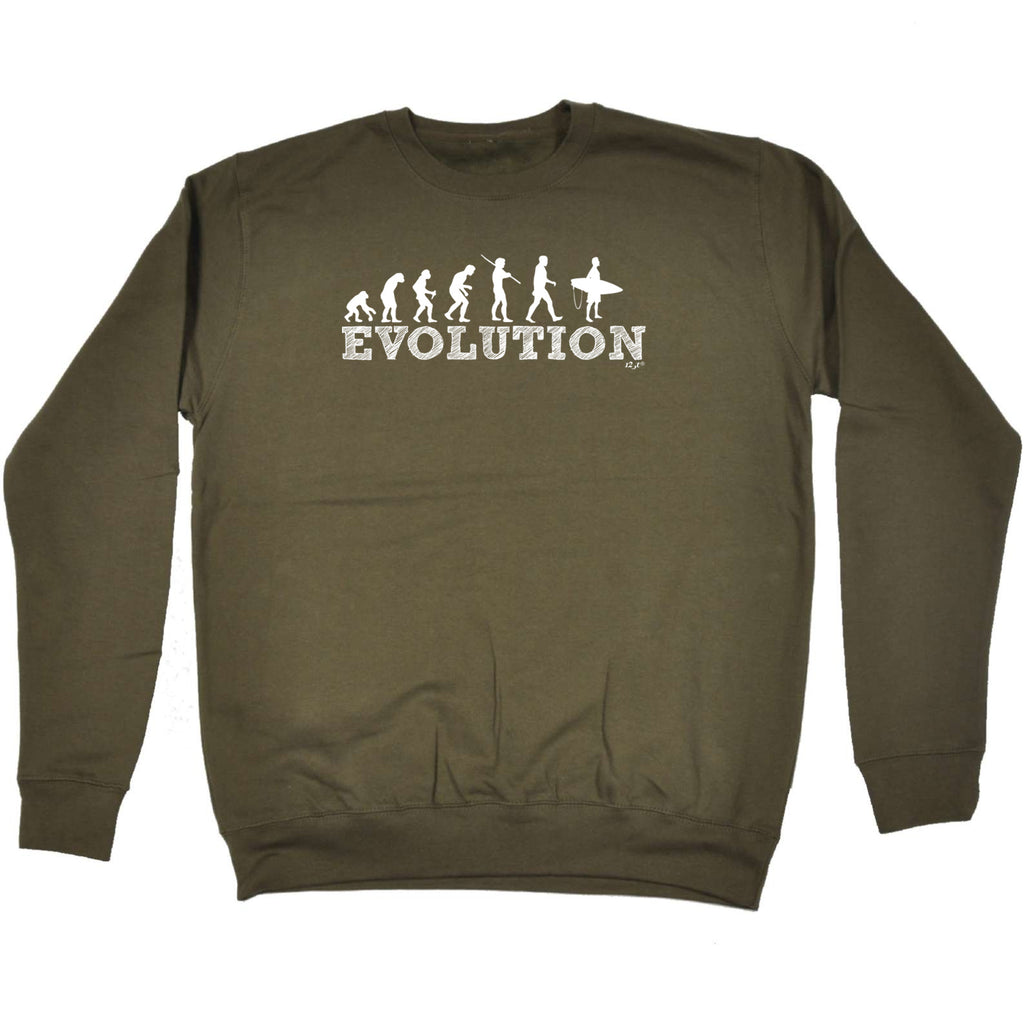 Evolution Surf - Funny Sweatshirt