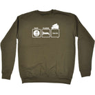 Eat Sleep Race Superbike Motorbike - Funny Sweatshirt