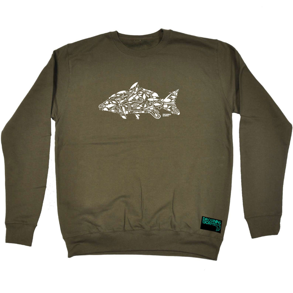 Dw Fishing Hook Carp - Funny Sweatshirt