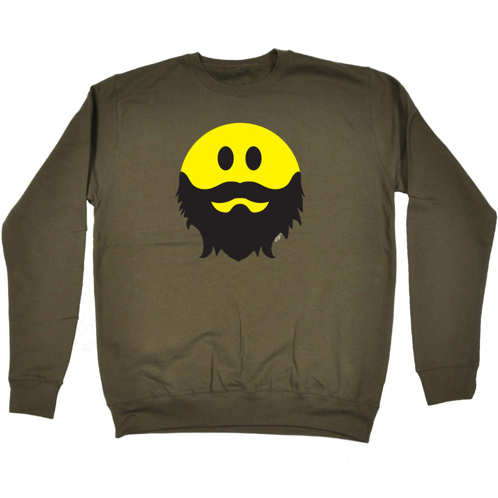 Bearded Smile - Funny Sweatshirt