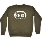 Halloween Cat Face - Funny Sweatshirt