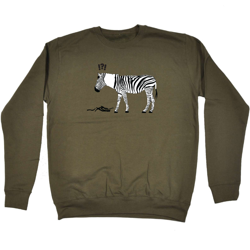 Zebra Stripe - Funny Sweatshirt