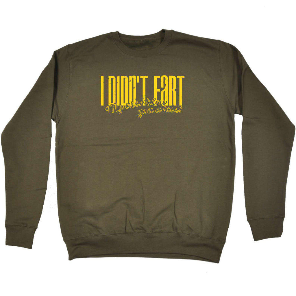 Didnt Fart My Arse Blew You A Kiss - Funny Sweatshirt