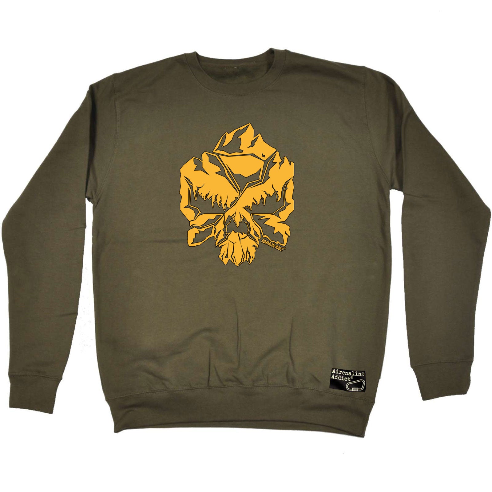 Aa Climbing Skull - Funny Sweatshirt