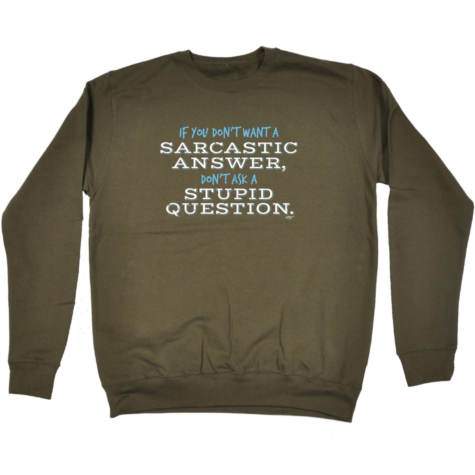 Dont Want A Sarcastic Answer - Funny Sweatshirt