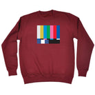 Tv Colour Test Screen - Funny Sweatshirt