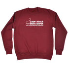 Short Temper Just A Quick Reaction To Bullocks - Funny Sweatshirt