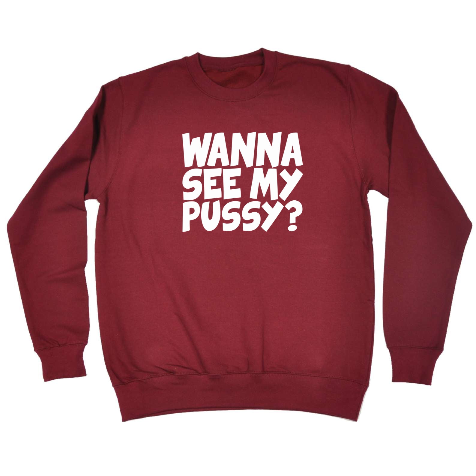 Wanna See My Pussy - Funny Sweatshirt