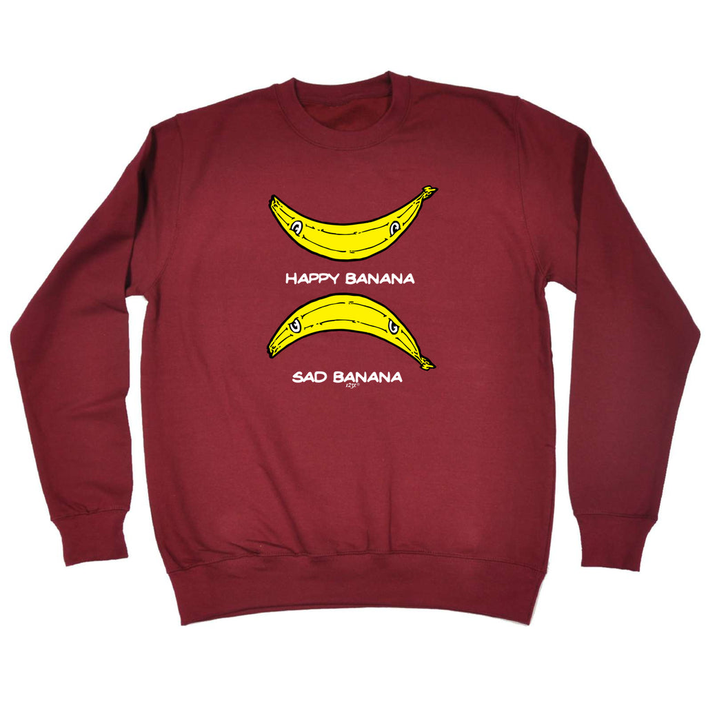 Happy Banana Sad Banana - Funny Sweatshirt