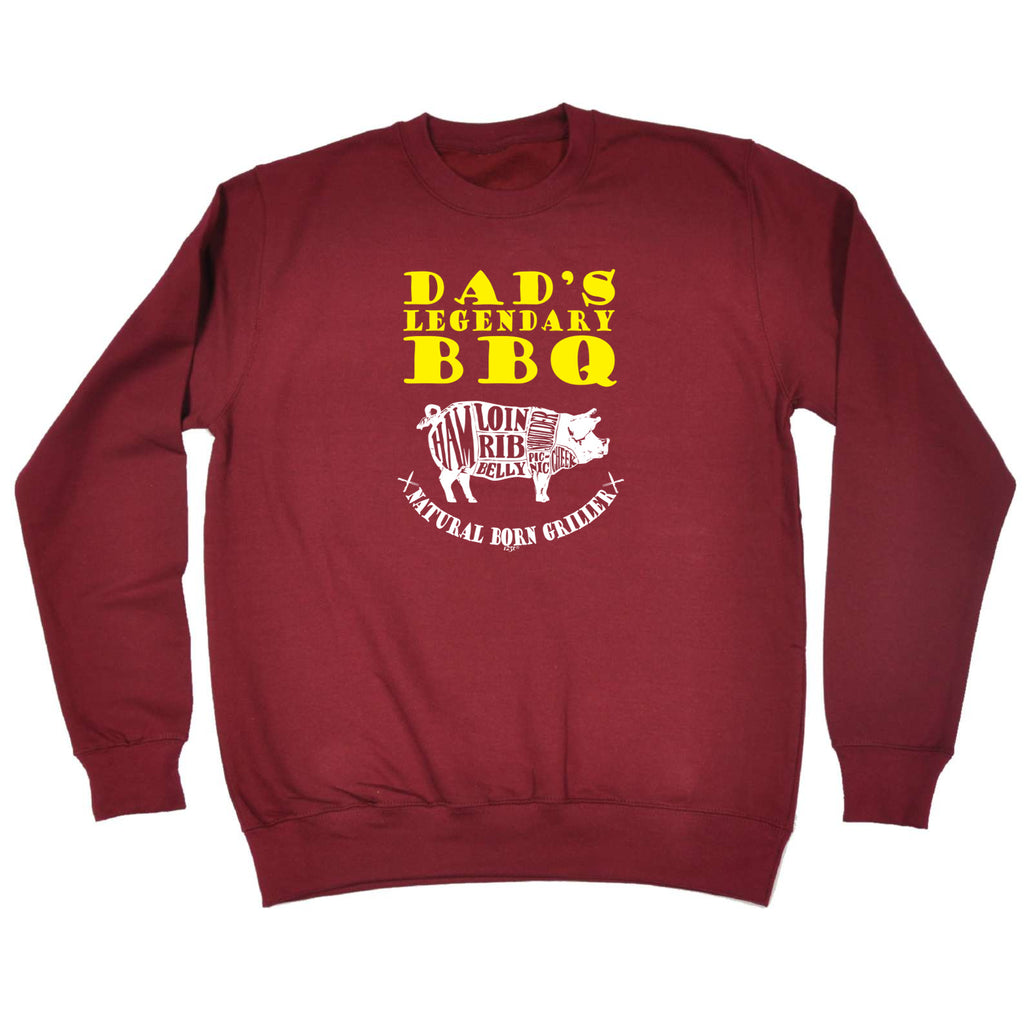 Dad Legendary Bbq Barbeque - Funny Sweatshirt