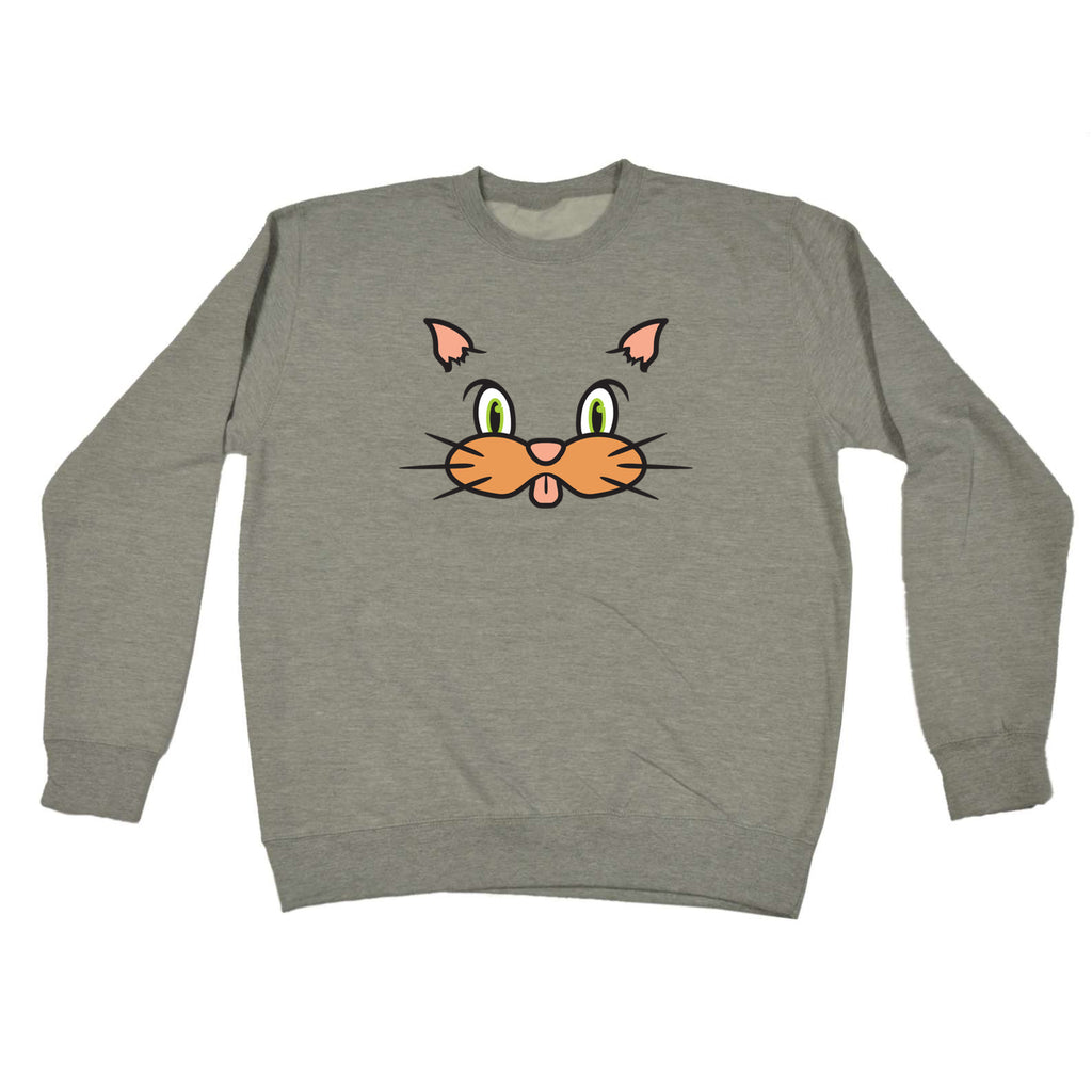Cat Animal Face Ani Mates - Funny Sweatshirt