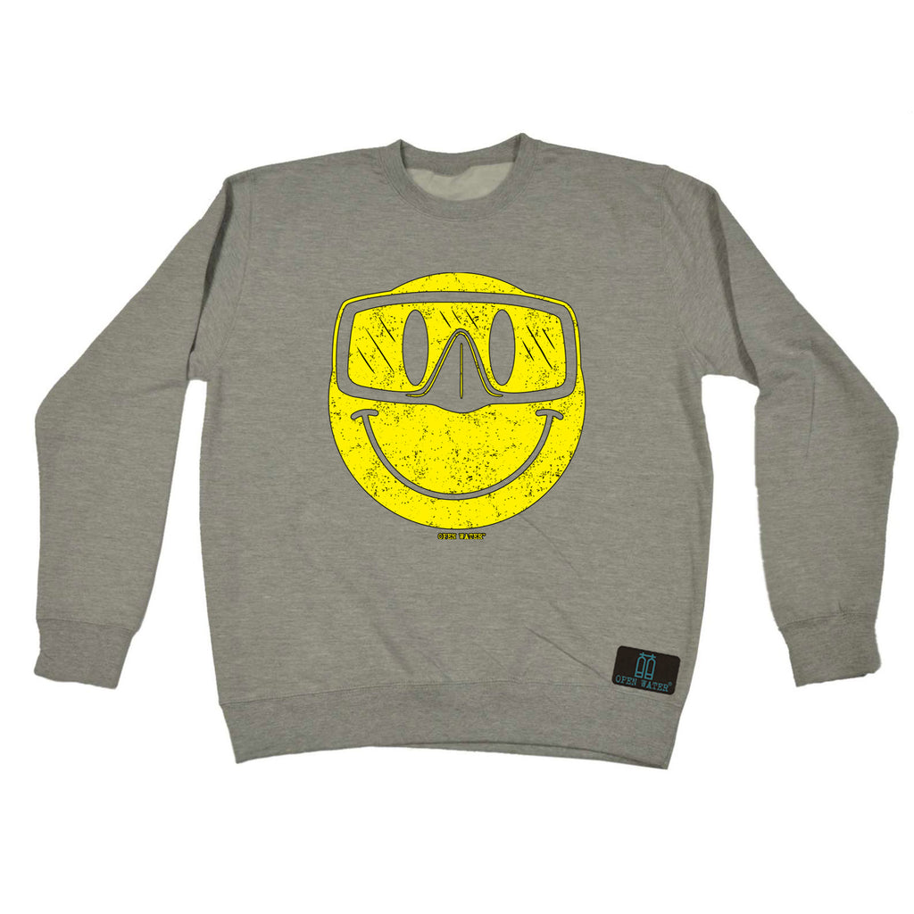 Ow Smiling Goggles Diver - Funny Sweatshirt