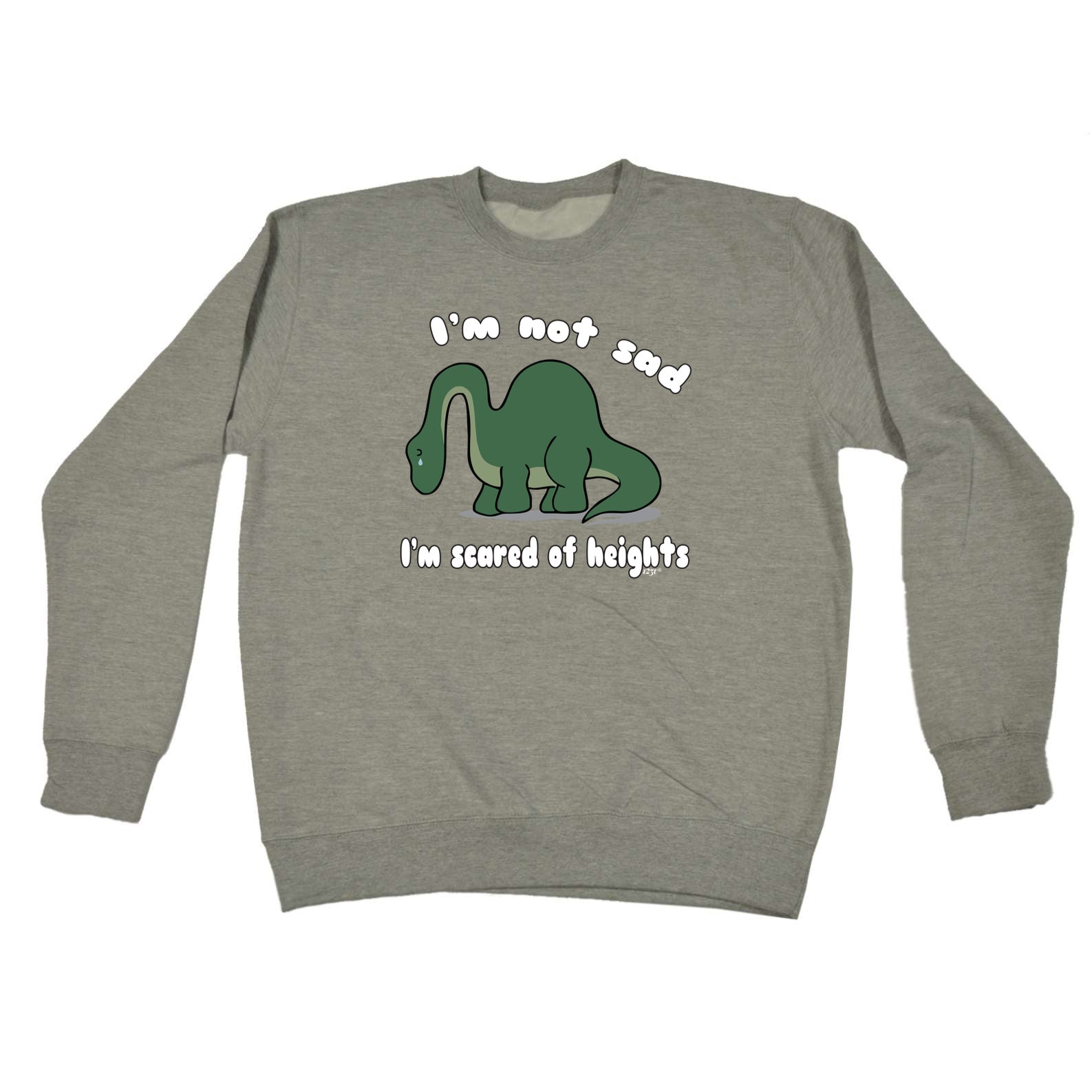 Im Not Sad Im Scared Of Heights - Funny Sweatshirt