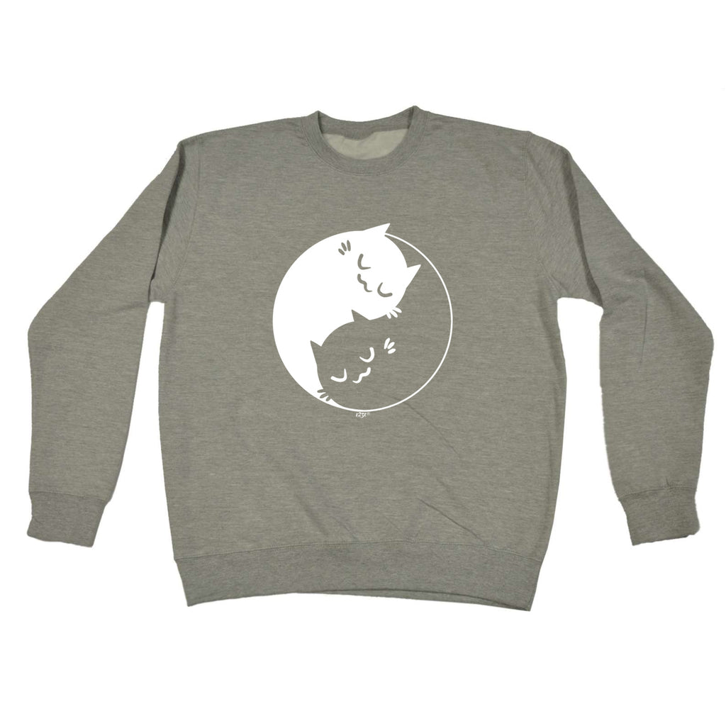 Yin Yang Cat - Funny Sweatshirt