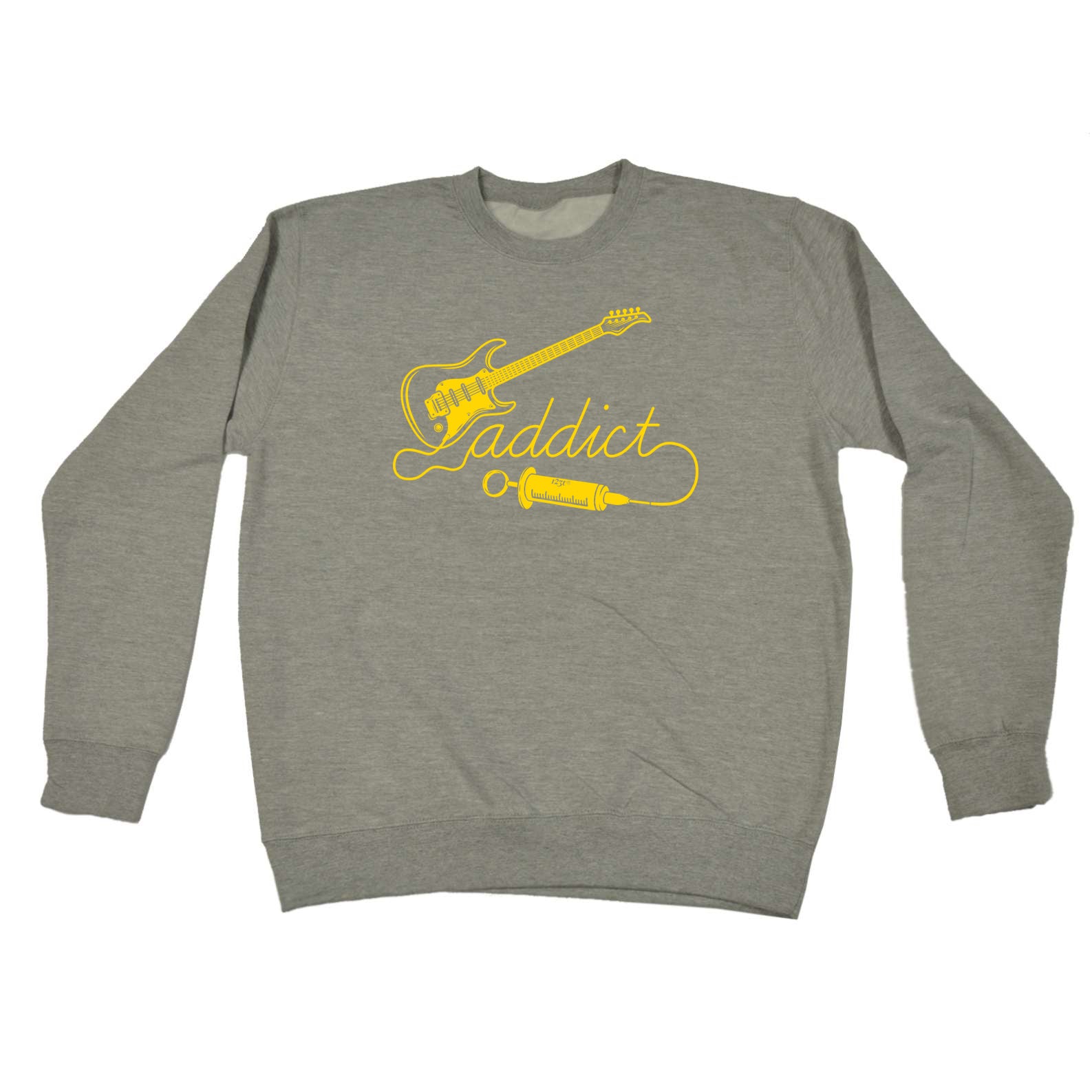 Guitar Addict Music - Funny Sweatshirt