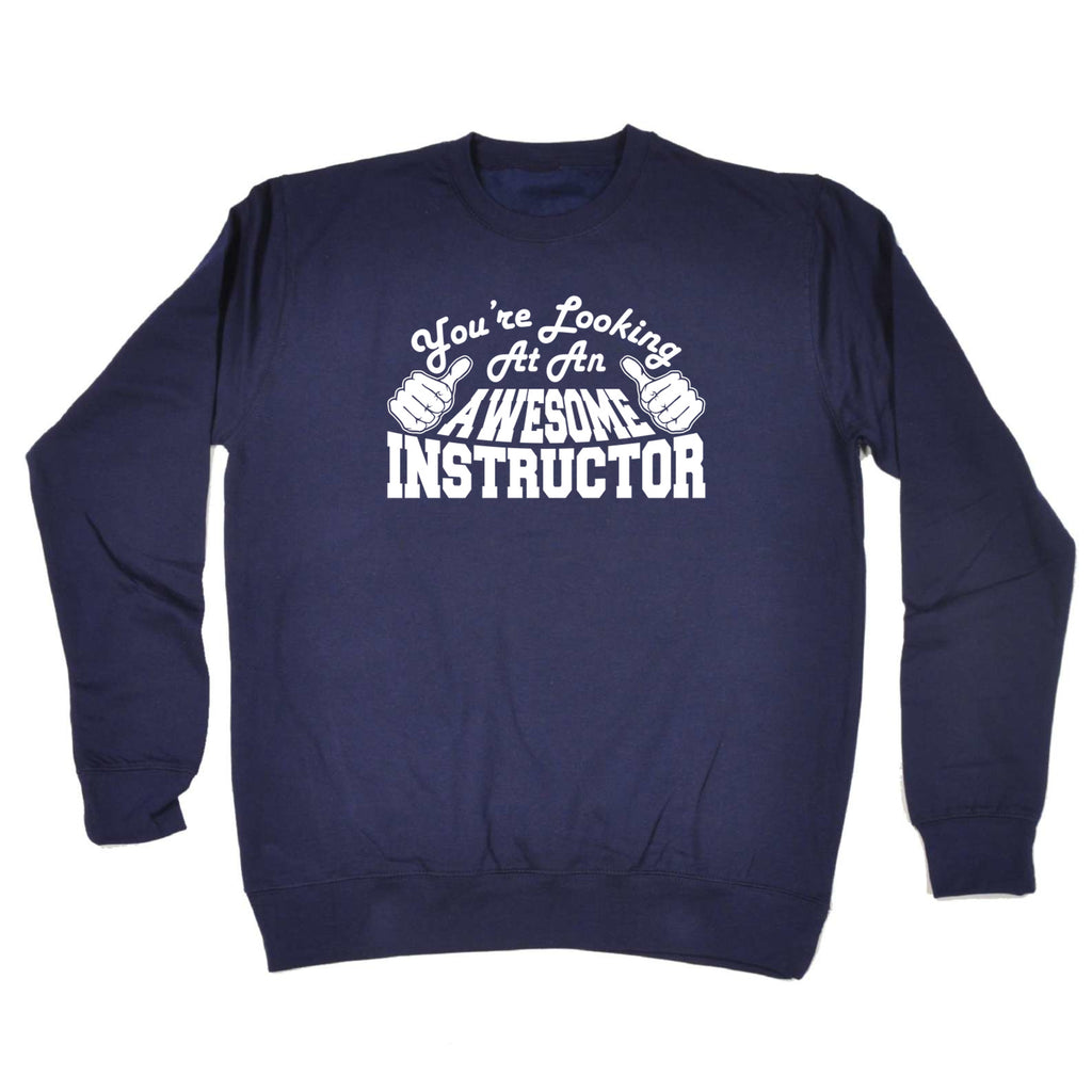 Youre Looking At An Awesome Instructor - Funny Sweatshirt