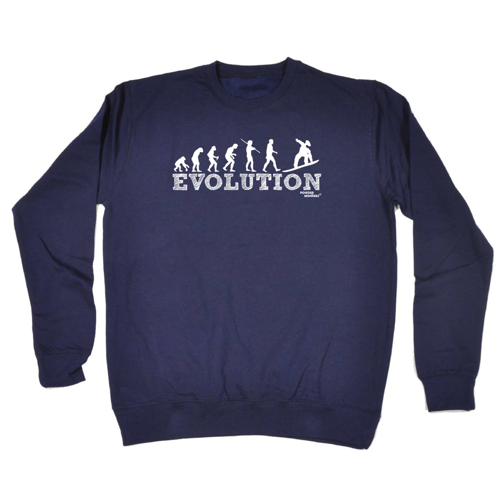 Evolution Snowboarder - Funny Sweatshirt