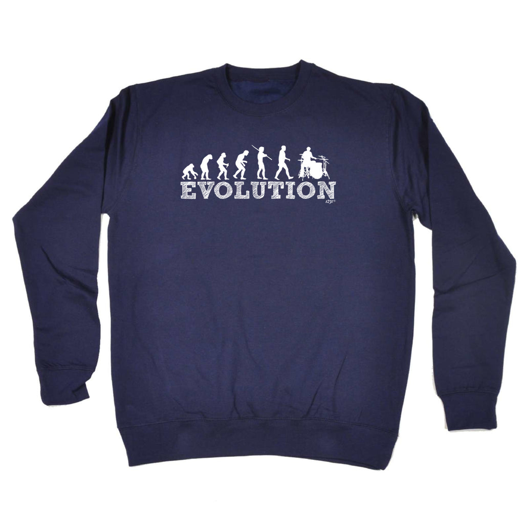 Evolution Drummer - Funny Sweatshirt