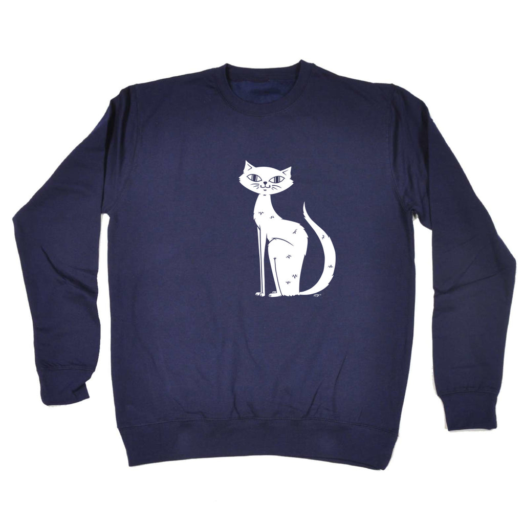 Cat Sitting - Funny Sweatshirt