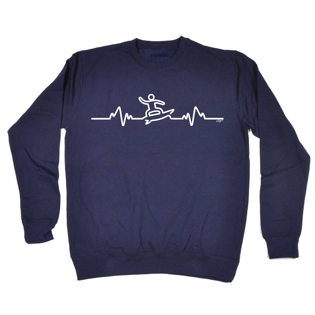 Surf Pulse - Funny Sweatshirt