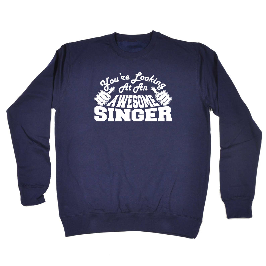 Youre Looking At An Awesome Singer - Funny Sweatshirt
