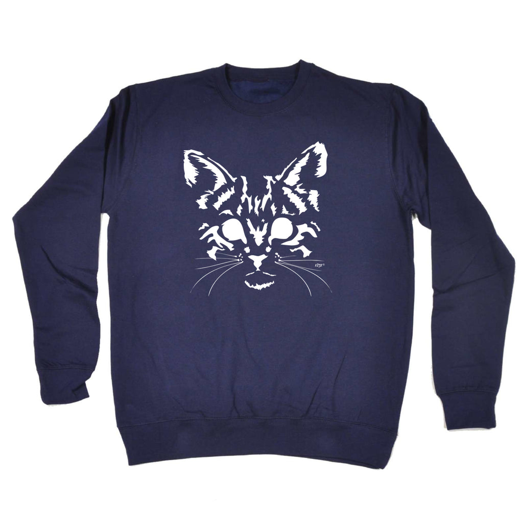 Cat Head - Funny Sweatshirt