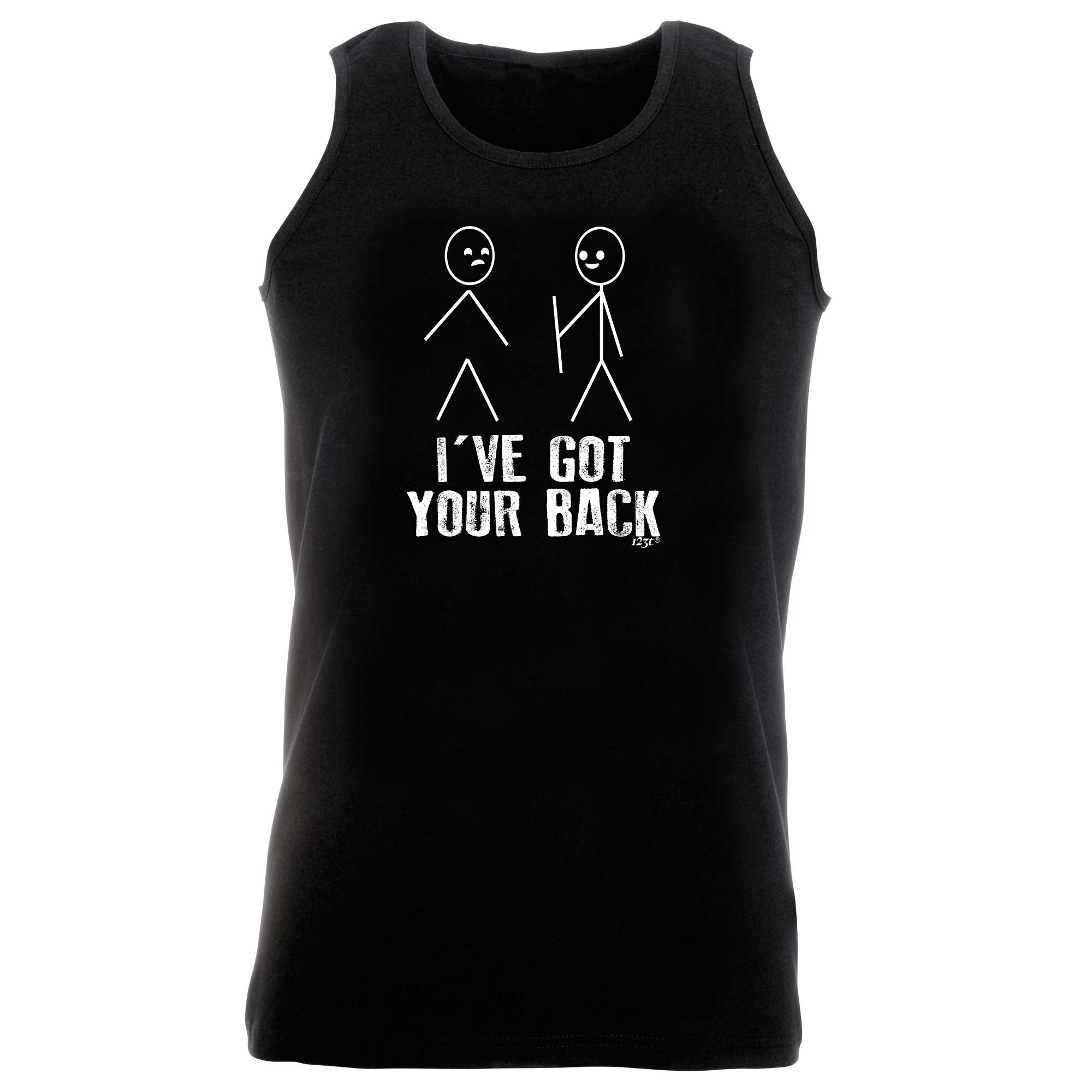 Ive Got Your Back Stickmen - Funny Vest Singlet Unisex Tank Top