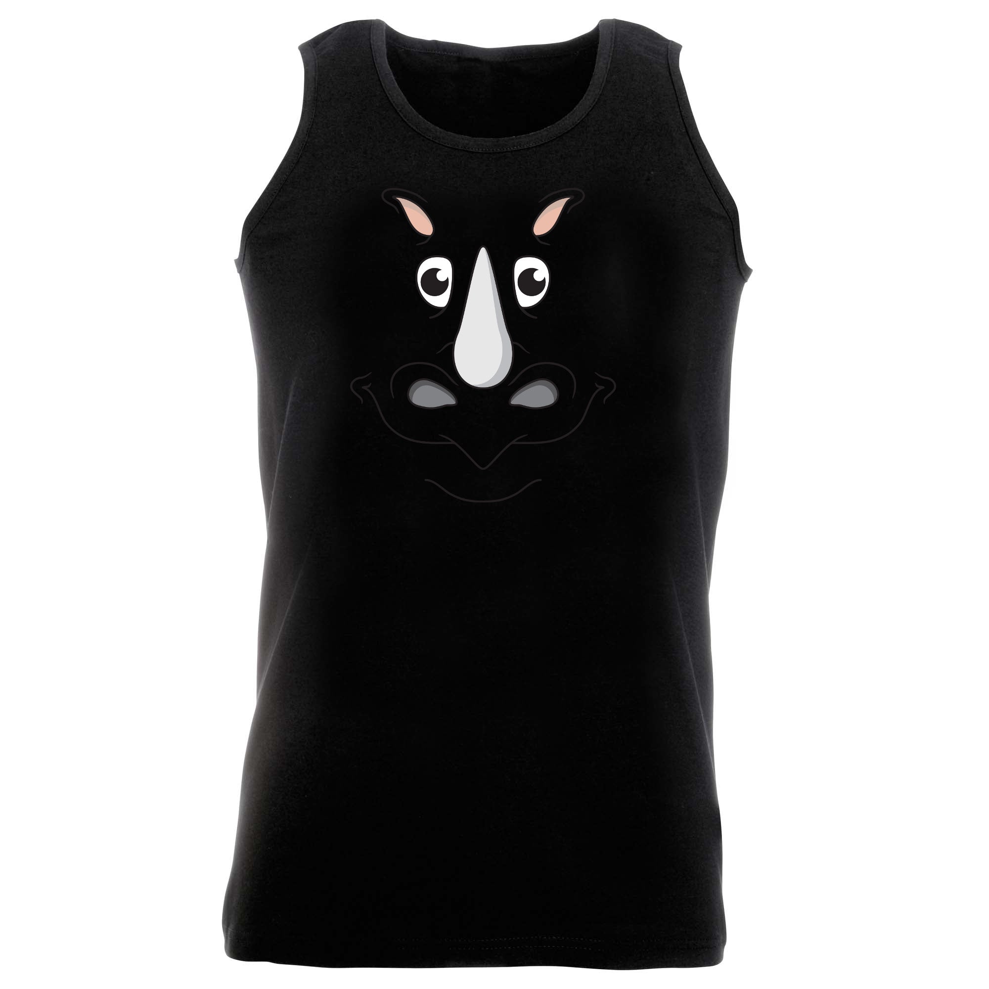Rhino Ani Mates - Funny Vest Singlet Unisex Tank Top