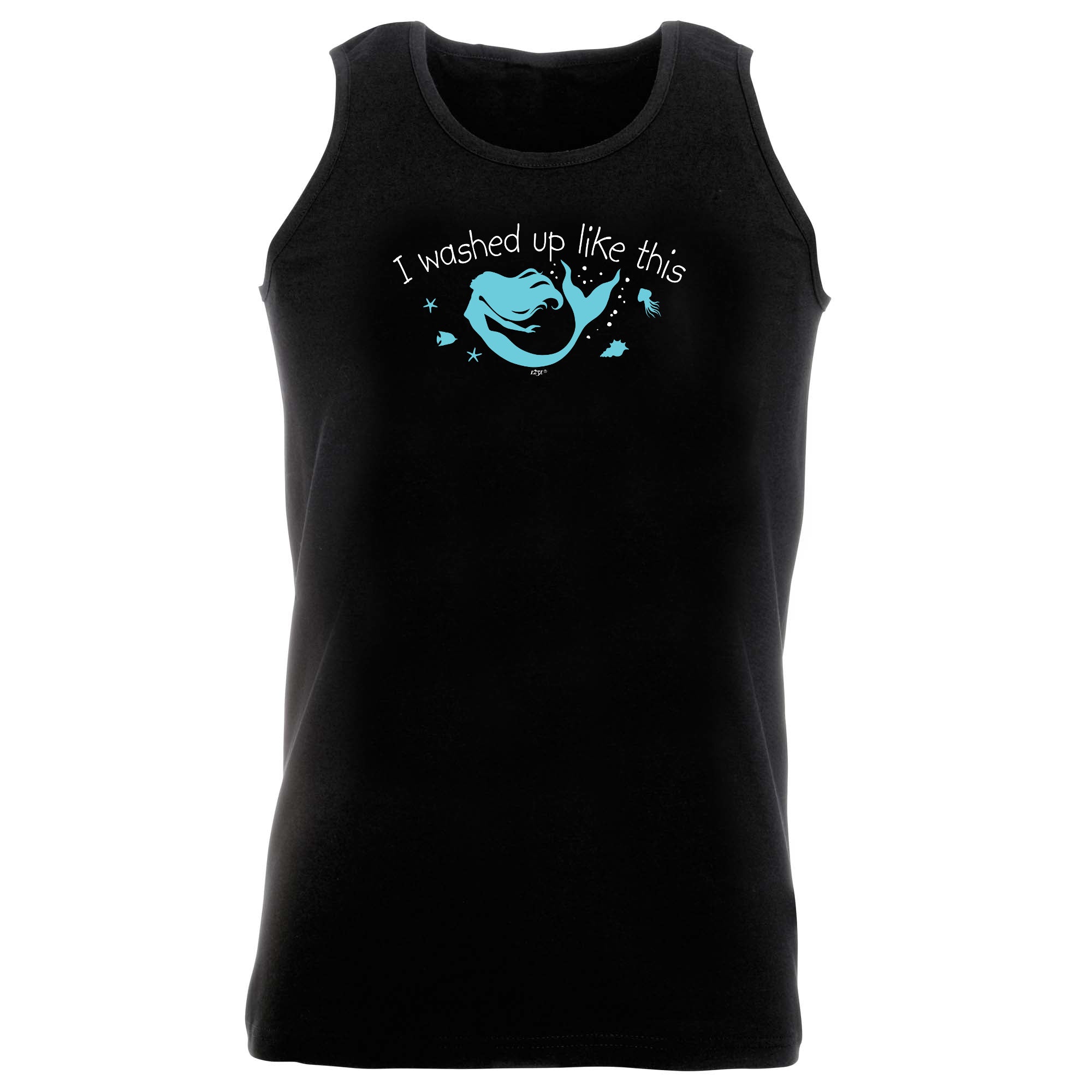 Washed Up Like This Mermaid - Funny Vest Singlet Unisex Tank Top