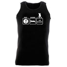 Eat Sleep Ice Hockey - Funny Vest Singlet Unisex Tank Top