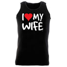 Love Heart My Wife - Funny Vest Singlet Unisex Tank Top