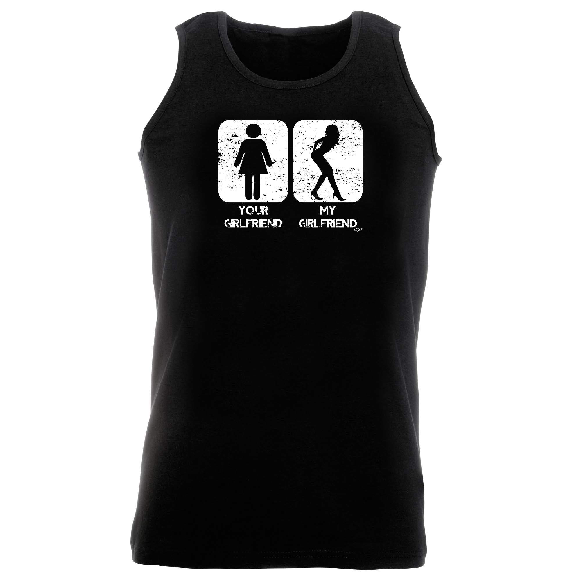 Your Girlfriend My Girlfriend - Funny Vest Singlet Unisex Tank Top