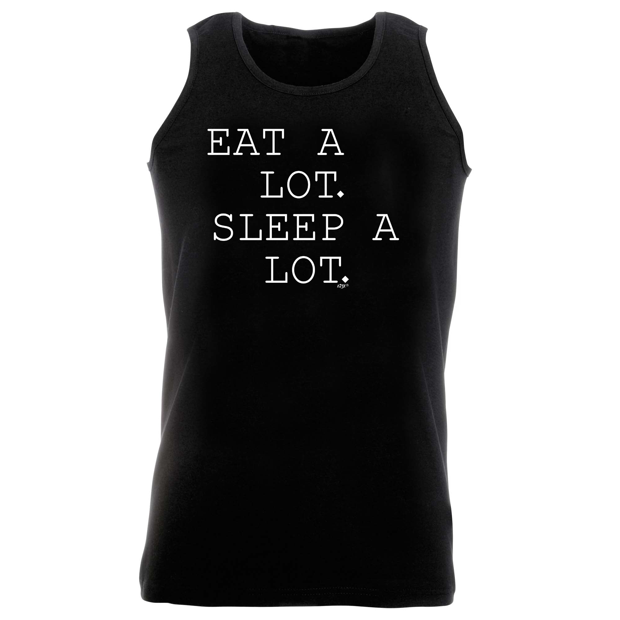 Eat A Lot Sleep A Lot - Funny Vest Singlet Unisex Tank Top