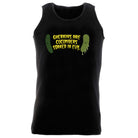 Gherkins Are Cucumbers Evil - Funny Vest Singlet Unisex Tank Top