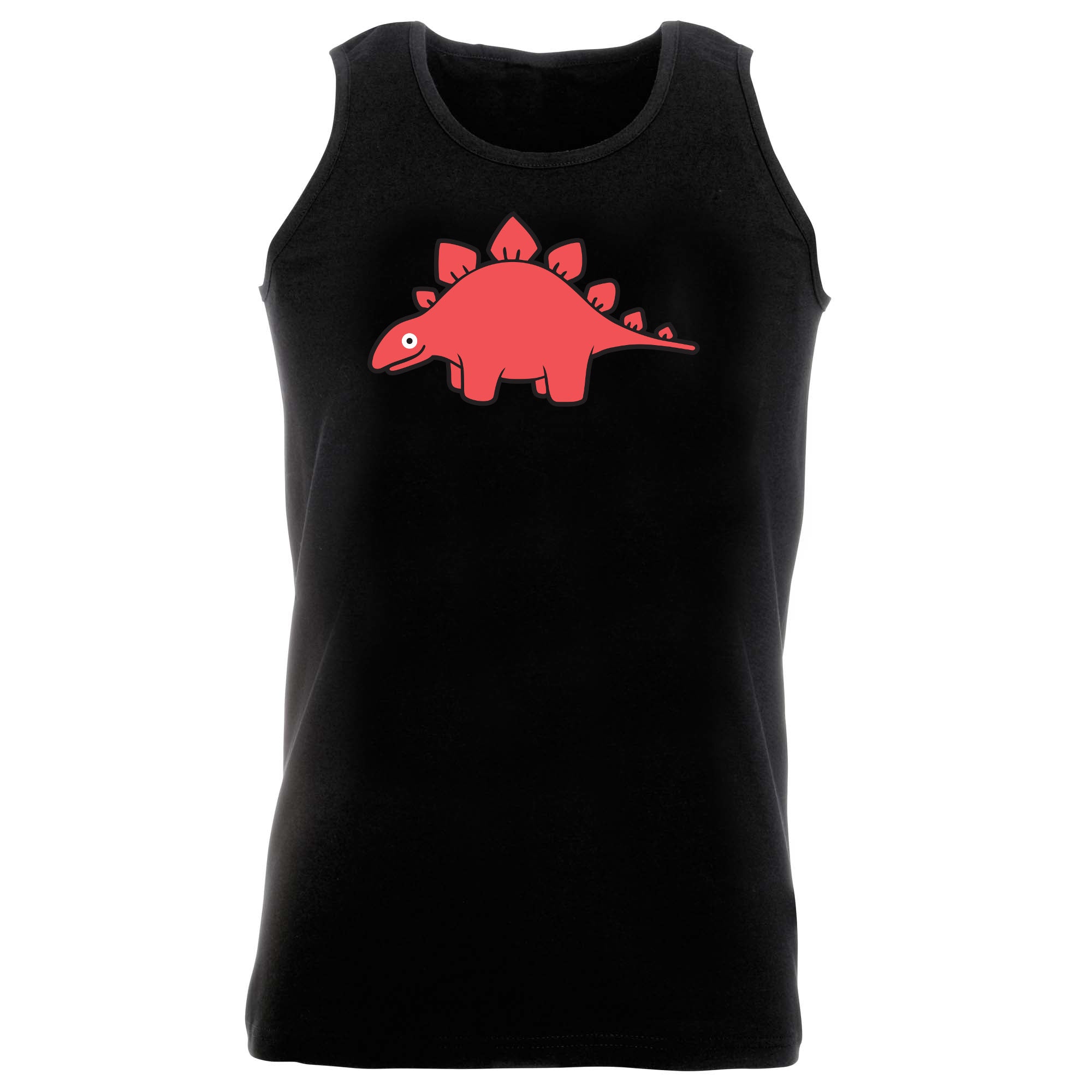 Dinosaur Stegasaurus Ani Mates - Funny Vest Singlet Unisex Tank Top