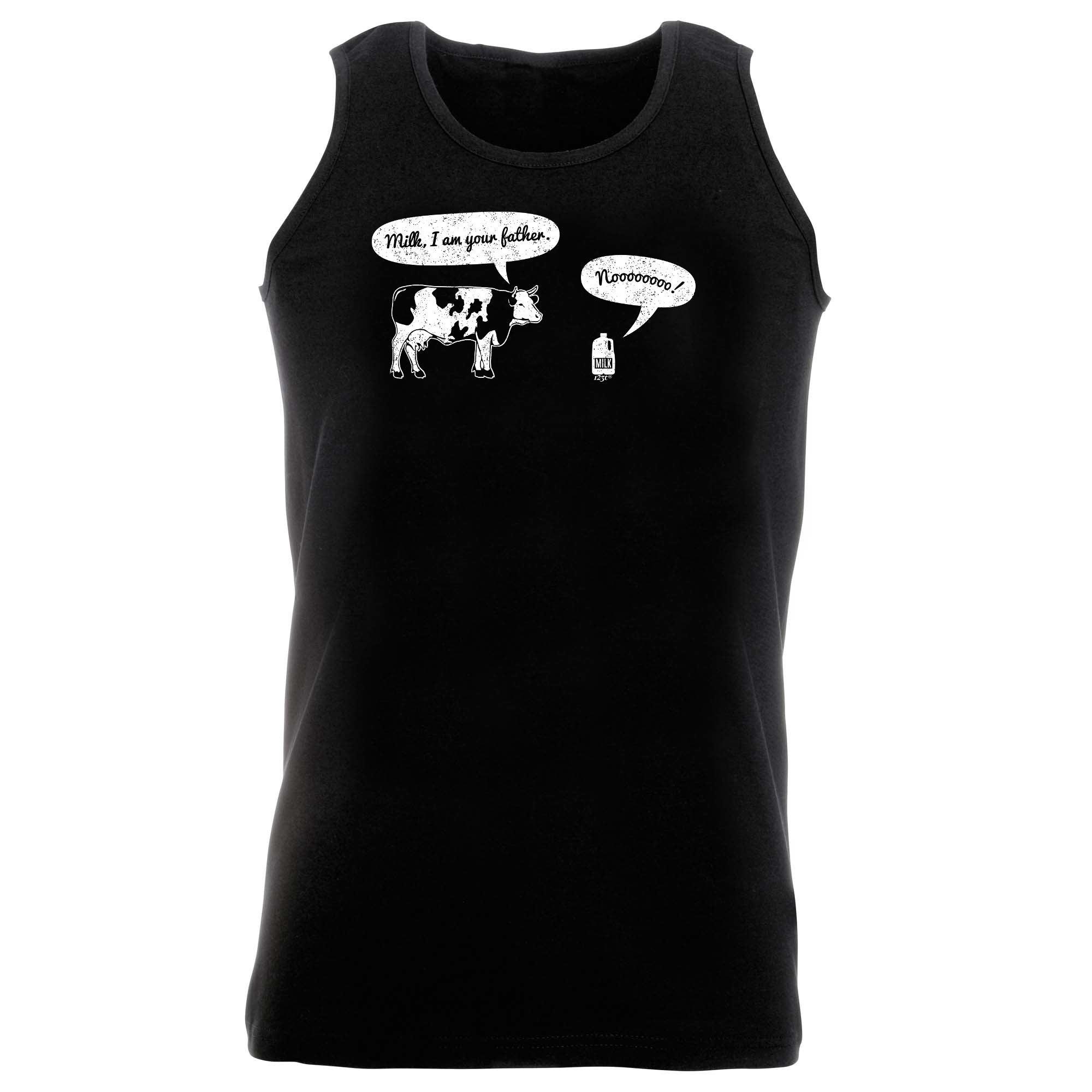 Milk I Am Your Father - Funny Vest Singlet Unisex Tank Top