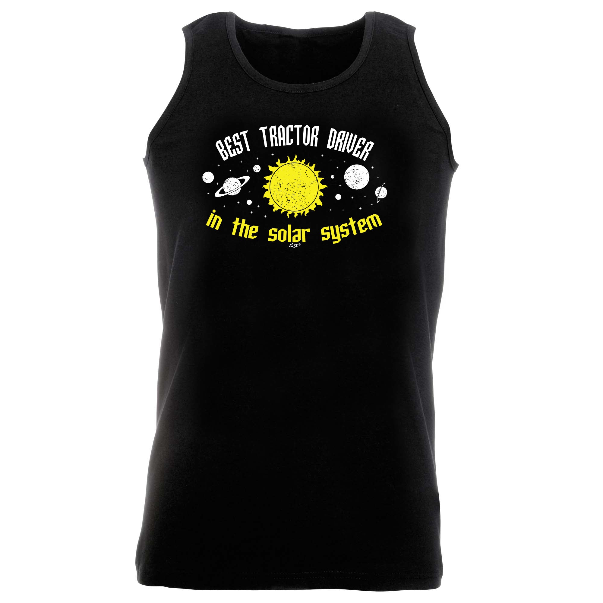 Best Tractor Driver Solar System - Funny Vest Singlet Unisex Tank Top