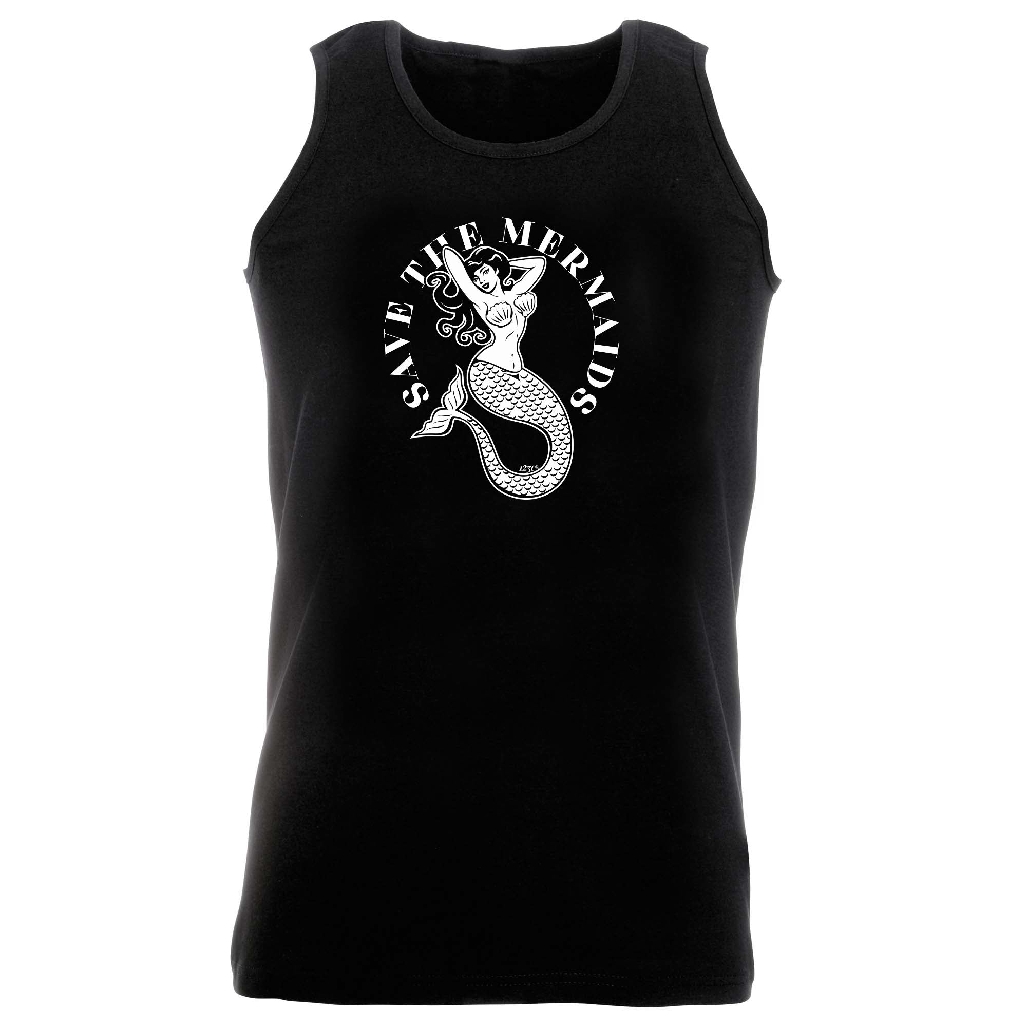 Save The Mermaids - Funny Vest Singlet Unisex Tank Top