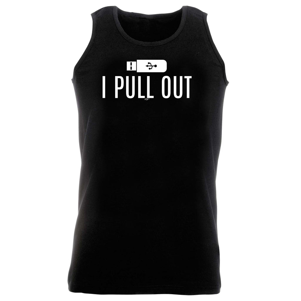 Pull Out Usb - Funny Vest Singlet Unisex Tank Top