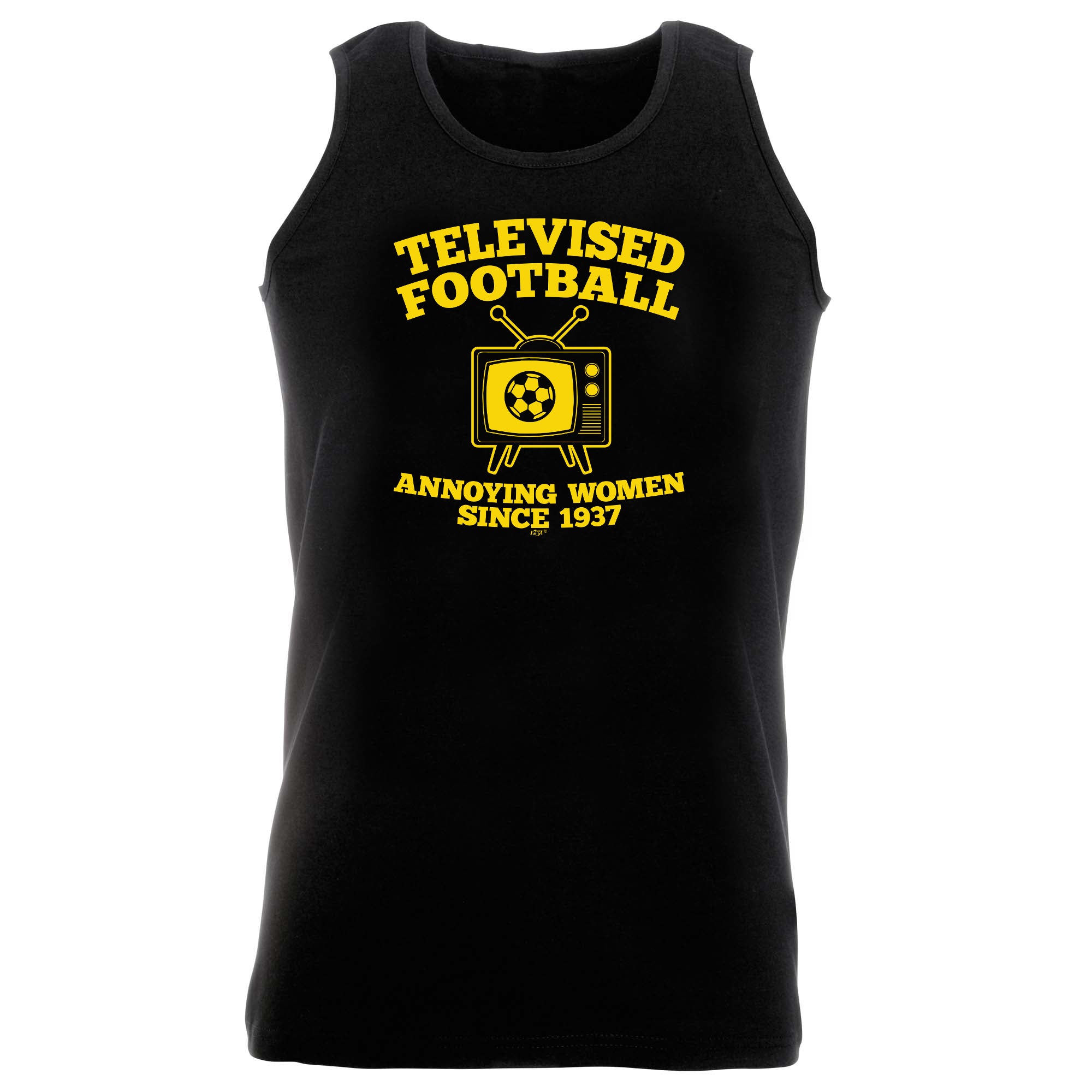 Telvised Football Annoying Women - Funny Vest Singlet Unisex Tank Top