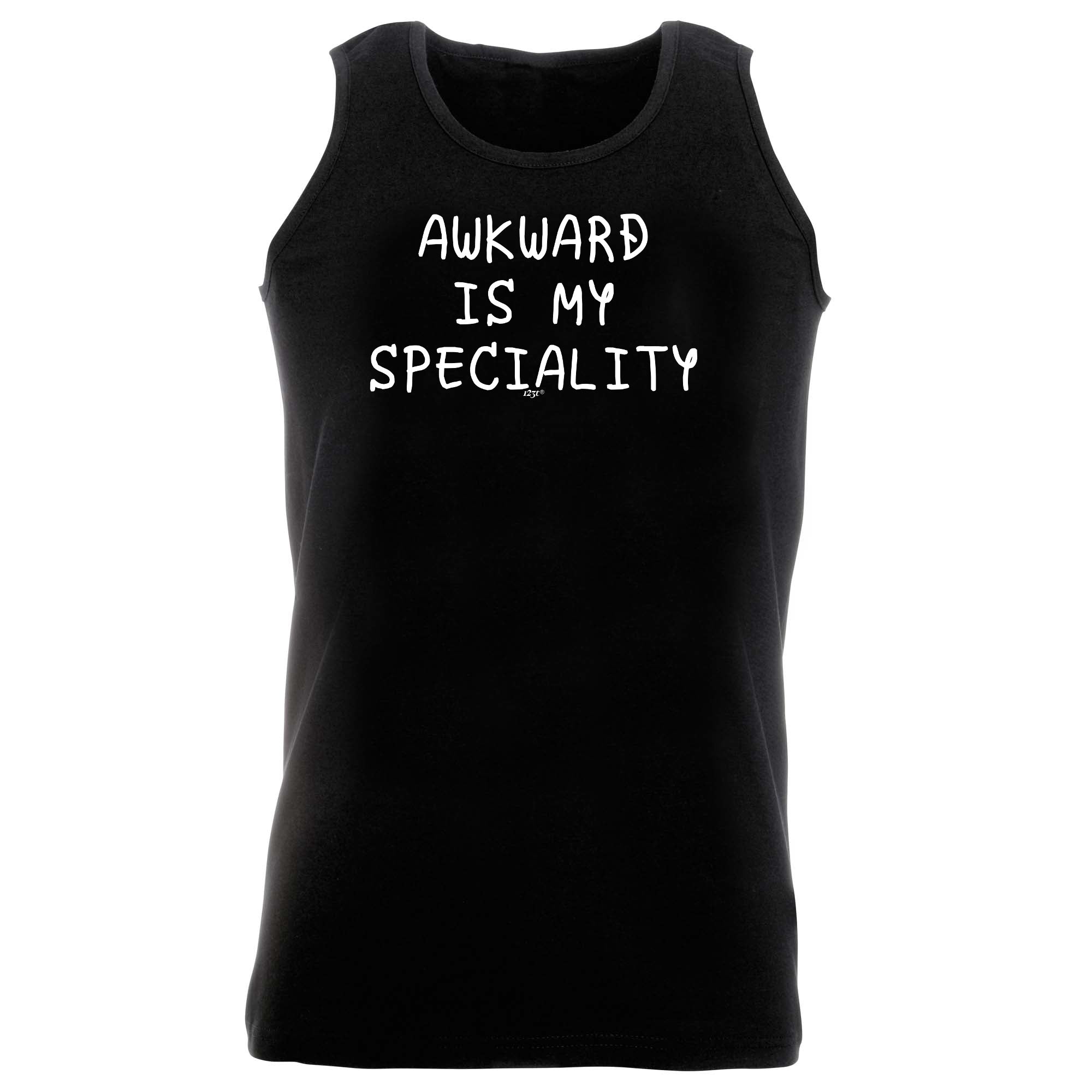 Awkward Is My Speciality - Funny Vest Singlet Unisex Tank Top