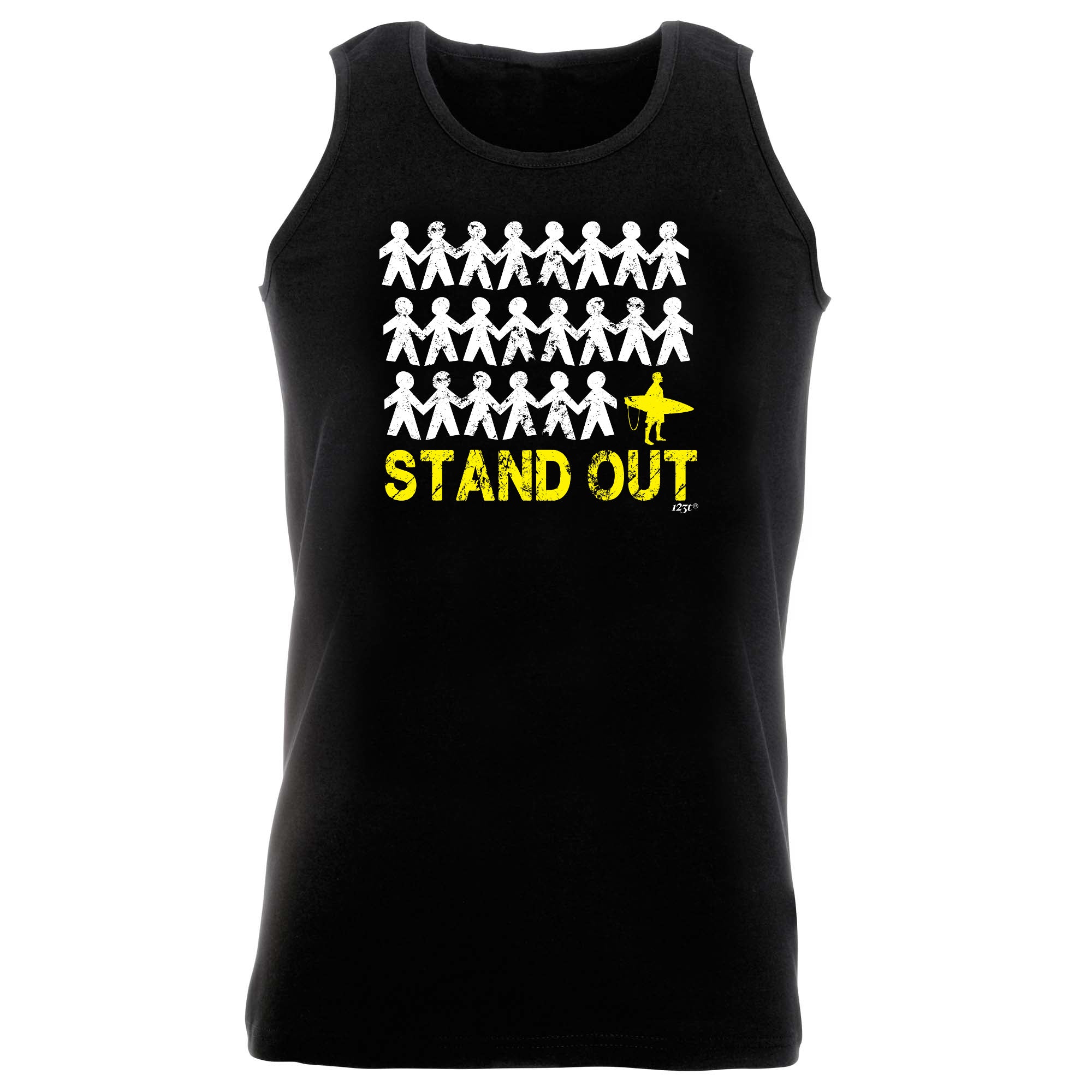 Stand Out Surf - Funny Vest Singlet Unisex Tank Top